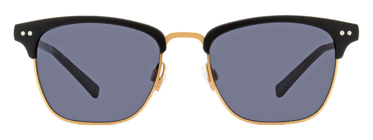 Shinola Flexon Runwell Sunglasses SH2300SM 001 Matte Black/Gold 52mm