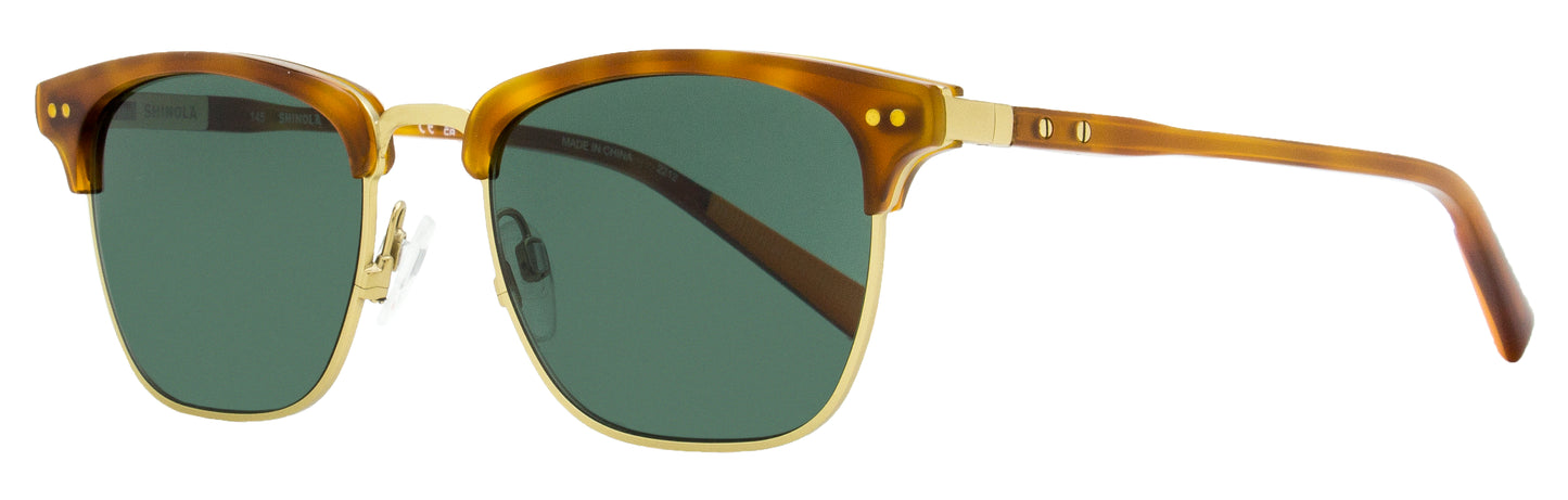 Shinola Flexon Runwell Sunglasses SH2300SM 243 Honey Tortoise 52mm