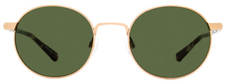 Shinola Round Runwell Sunglasses SH2301SL 780 Gold/Havana 51mm