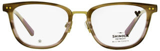 Shinola Memory Metal Eyeglasses SH27000 219 Blue Horn 52mm