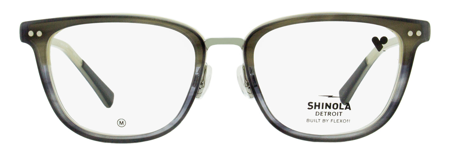 Shinola Memory Metal Eyeglasses SH27000 261 Taupe Horn 52mm