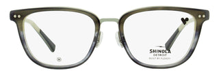 Shinola Memory Metal Eyeglasses SH27000 261 Taupe Horn 52mm