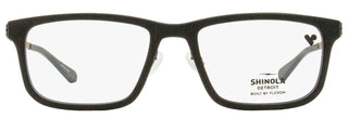 Shinola Flexon Temple Eyeglasses SH37000 001 Matte Black/Gold 55mm