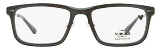 Shinola Flexon Temple Eyeglasses SH37000 012 Crystal Carbon 55mm