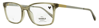 Shinola Flexon Rectangular Eyeglasses SH37003 278 Crystal Fog 53mm