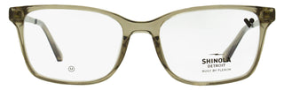Shinola Flexon Rectangular Eyeglasses SH37003 278 Crystal Fog 53mm