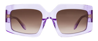 Just Cavalli Transparent Butterfly Sunglasses SJC020K 06SC Violet 54mm