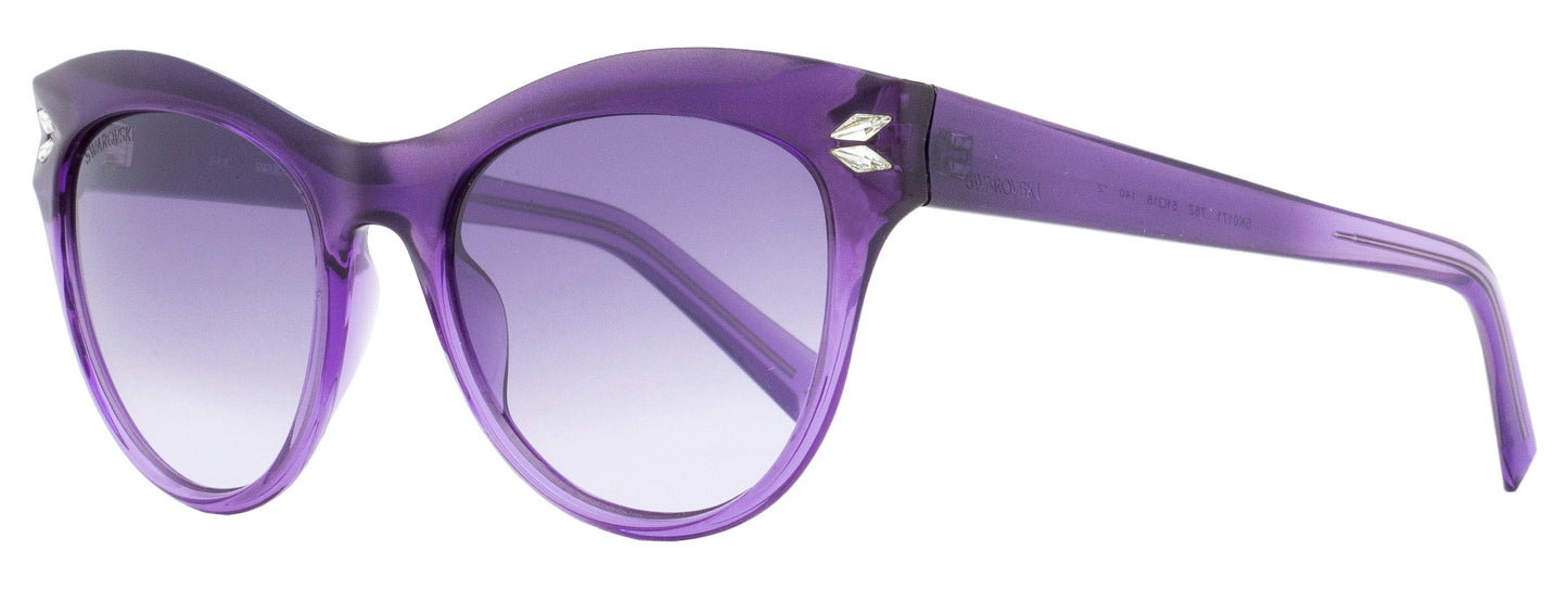 Swarovski Cat Eye Sunglasses SK0171 78Z Transaparent Lilac  51mm 171