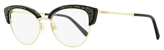 Swarovski Brow Line Eyeglasses SK5363 032 Gold/Black 53mm