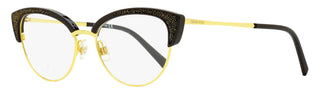Swarovski Brow Line Eyeglasses SK5363 048 Deep Gold/Dark Brown 53mm