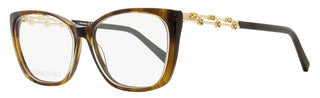 Swarovski Soft Rectangular Eyeglasses SK5383 047 Brown Melange 54mm