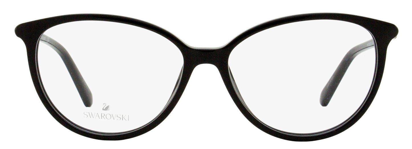 Swarovski Modern Oval Eyeglasses SK5385 001 Black 54mm