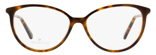 Swarovski Modern Oval Eyeglasses SK5385 052 Dark Havana 54mm