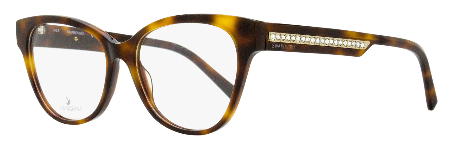 Swarovski Crystal Row Eyeglasses SK5392 052 Dark Havana 55mm