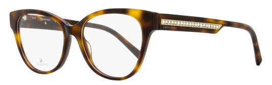 Swarovski Crystal Row Eyeglasses SK5392 052 Dark Havana 55mm