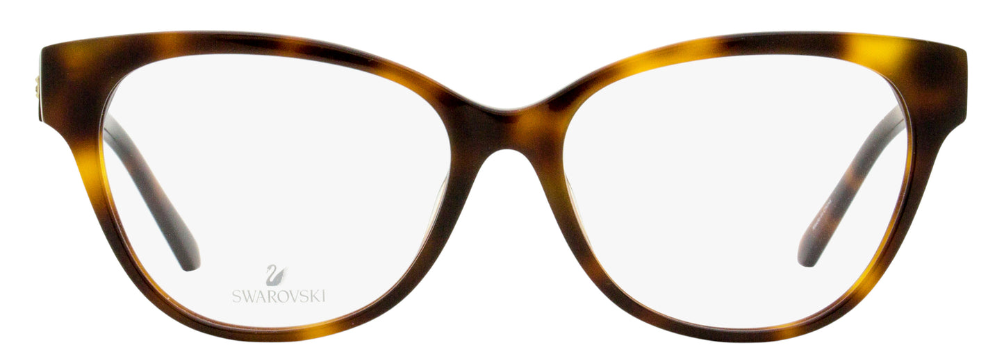 Swarovski Crystal Row Eyeglasses SK5392 052 Dark Havana 55mm