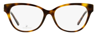 Swarovski Crystal Row Eyeglasses SK5392 052 Dark Havana 55mm