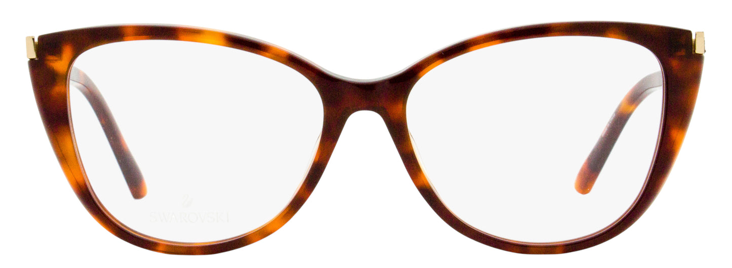 Swarovski Butterfly Eyeglasses SK5414 052 Havana 53mm