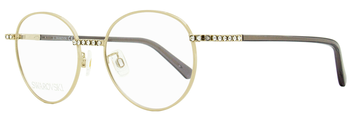 Swarovski Oval Eyeglasses SK5424-H 032 Pale Gold/Gray 51mm