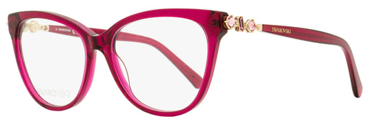 Swarovski Oval Eyeglasses SK5441 071 Bordeaux 55mm