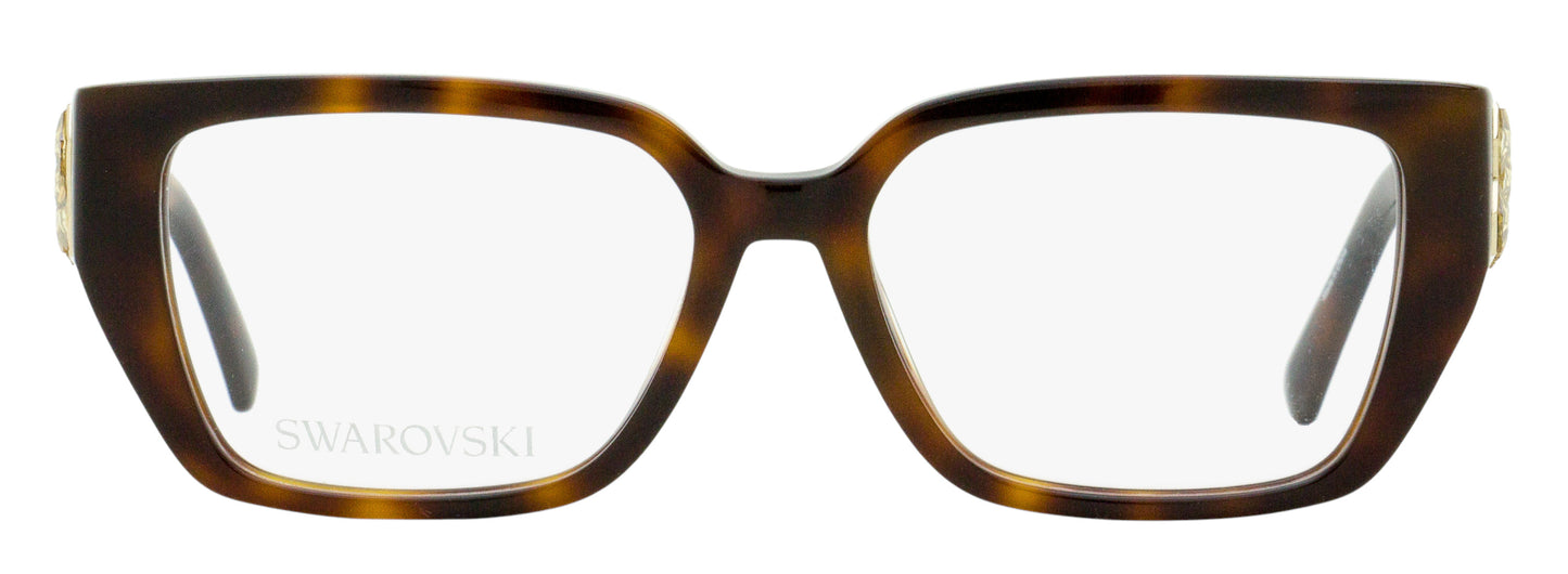 Swarovski Lattice Crystal Eyeglasses SK5446 053 Havana 54mm