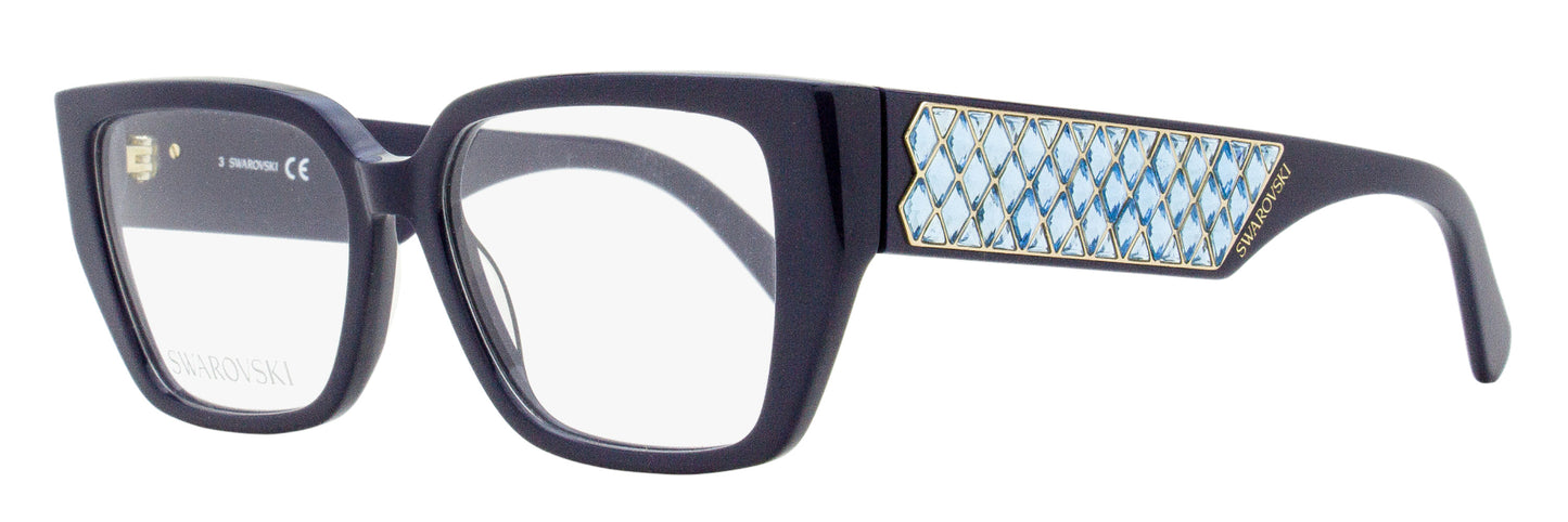 Swarovski Lattice Crystal Eyeglasses SK5446 090 Dark Blue 54mm