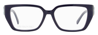 Swarovski Lattice Crystal Eyeglasses SK5446 090 Dark Blue 54mm