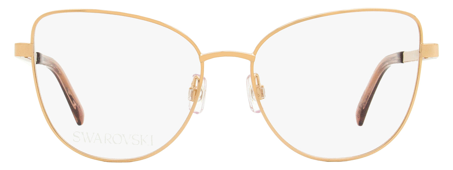 Swarovski Butterfly Eyeglasses SK5451 033 Gold/Rose 55mm