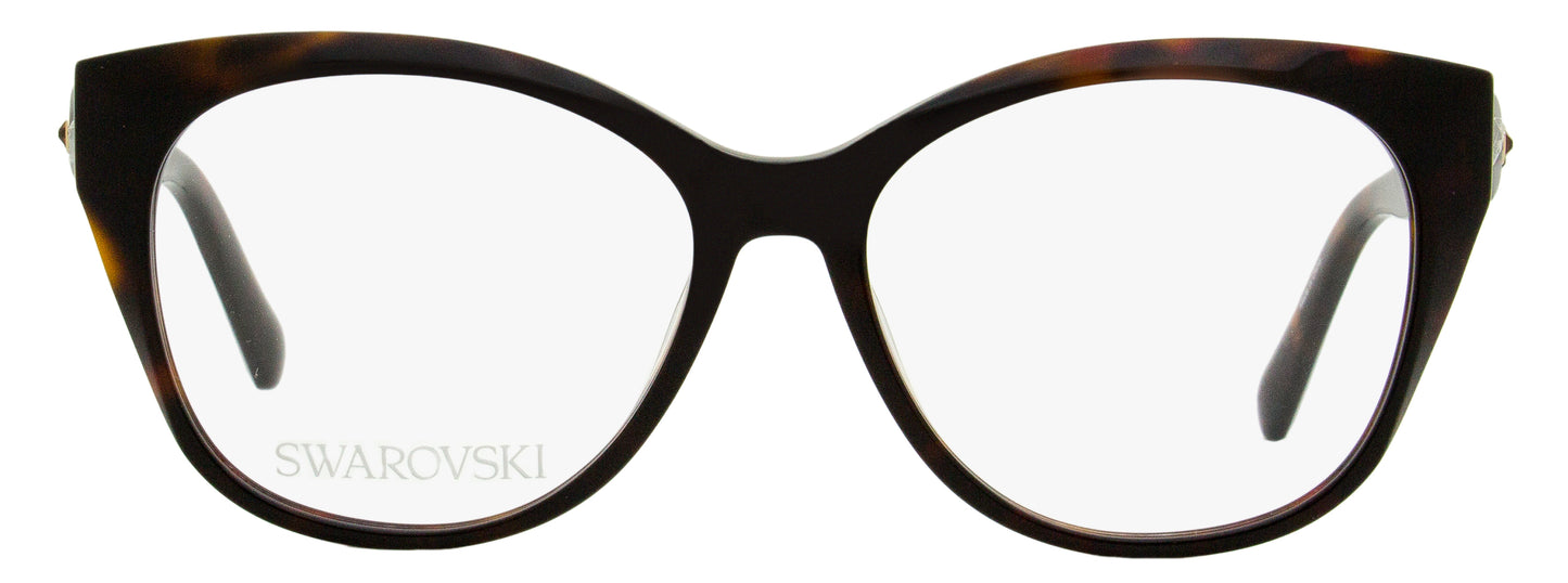 Swarovski Oval Eyeglasses SK5469 052 Dark Havana 53mm