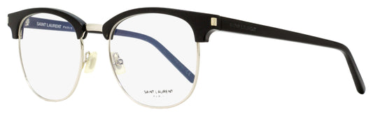 Saint Laurent Square Eyeglasses SL 104 001 Black/Palladium 52mm 104