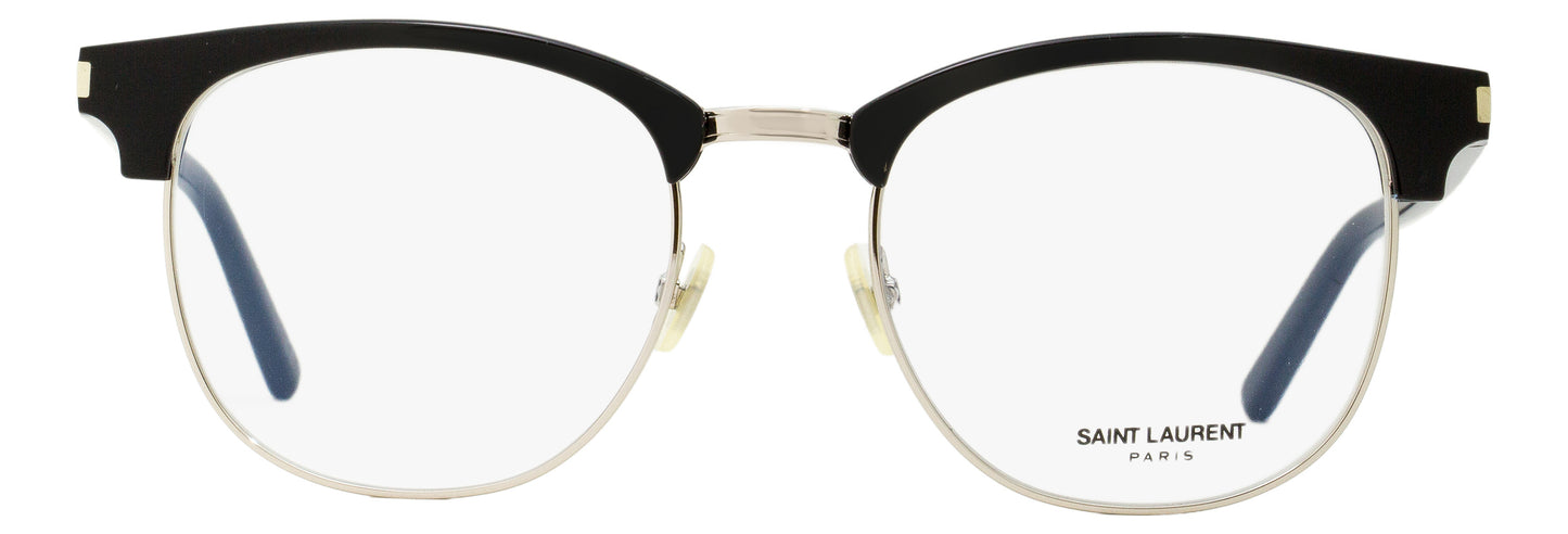 Saint Laurent Square Eyeglasses SL 104 001 Black/Palladium 52mm 104