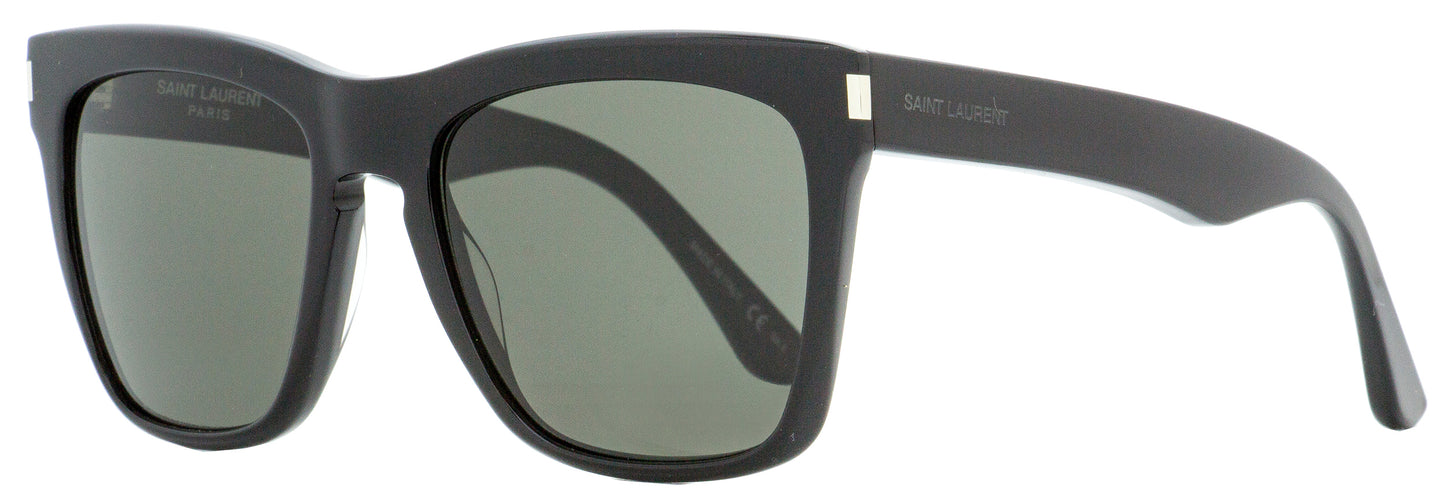 Saint Laurent Square Sunglasses SL 137 Devon 001 Black 55mm YSL