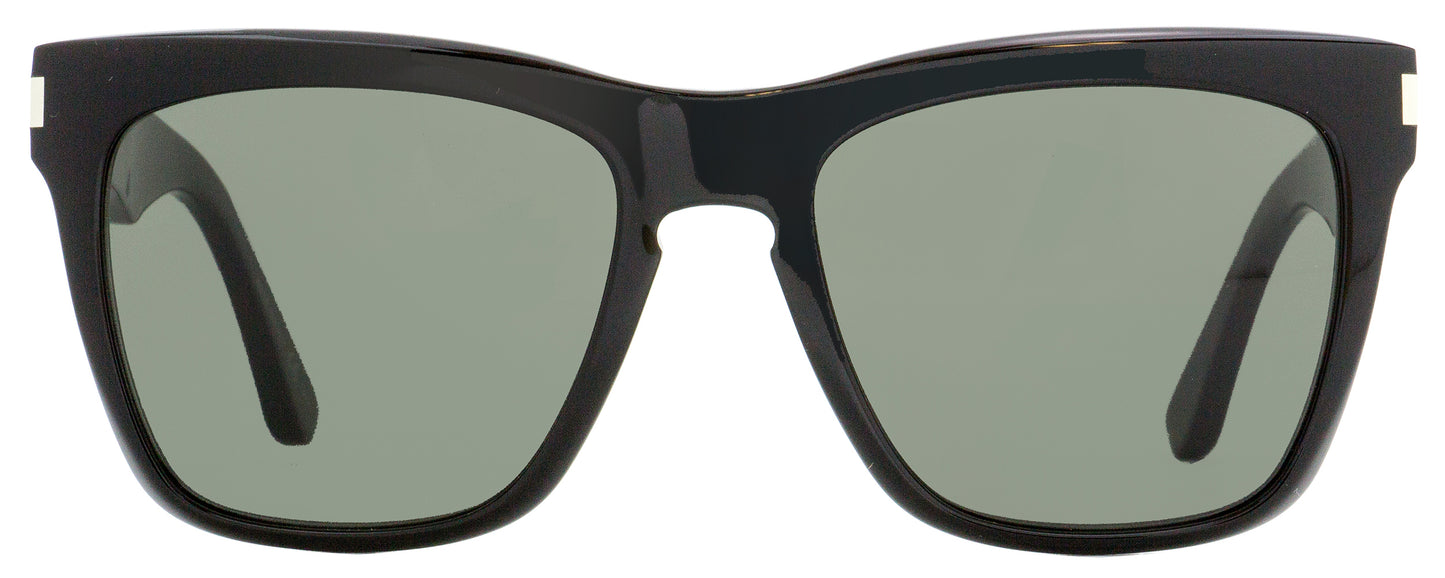 Saint Laurent Square Sunglasses SL 137 Devon 001 Black 55mm YSL