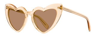 Saint Laurent LouLou Heart Sunglasses SL 181 020 Nude 54mm