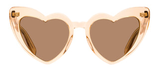 Saint Laurent LouLou Heart Sunglasses SL 181 020 Nude 54mm