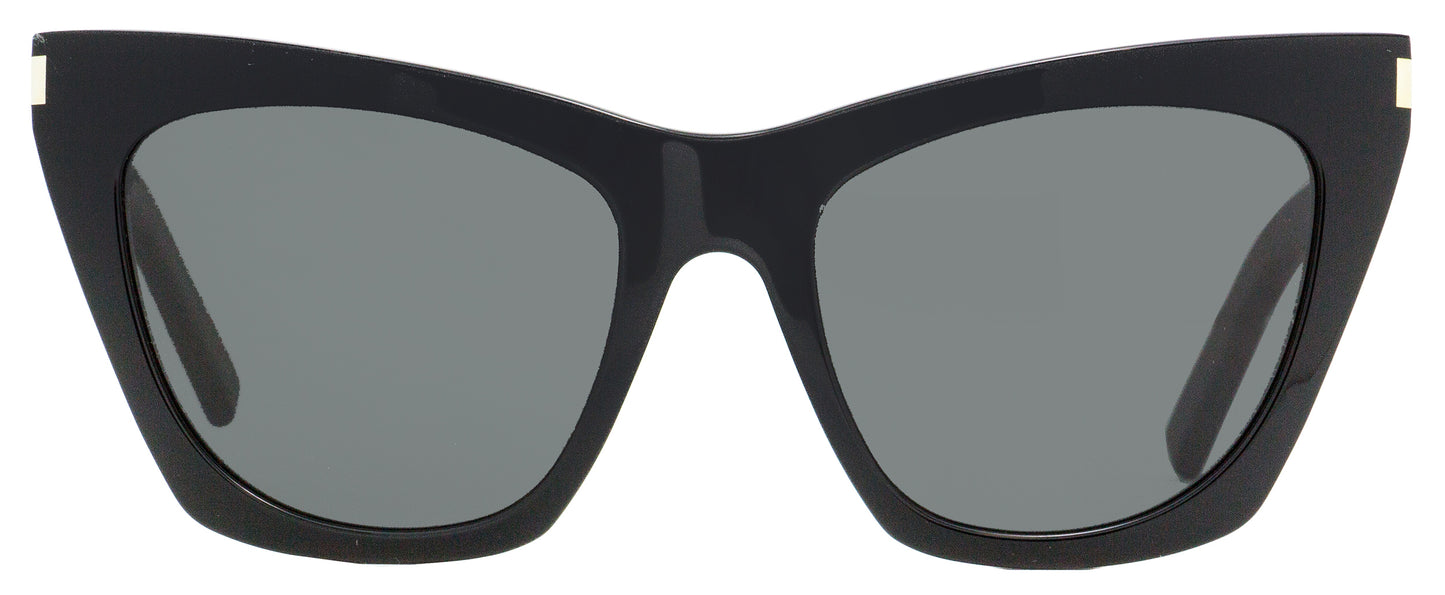 Saint Laurent Cat Eye Sunglasses SL 214 Kate 001 Black 55mm YSL