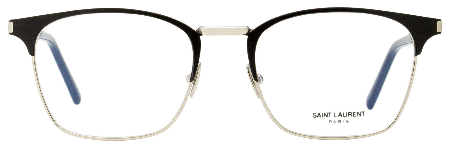 Saint Laurent Rectangular Eyeglasses SL 224 002 Black/Palladium 52mm 224