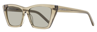 Saint Laurent Mica Cat-Eye Sunglasses SL 276 045 Transparent Brown 55mm