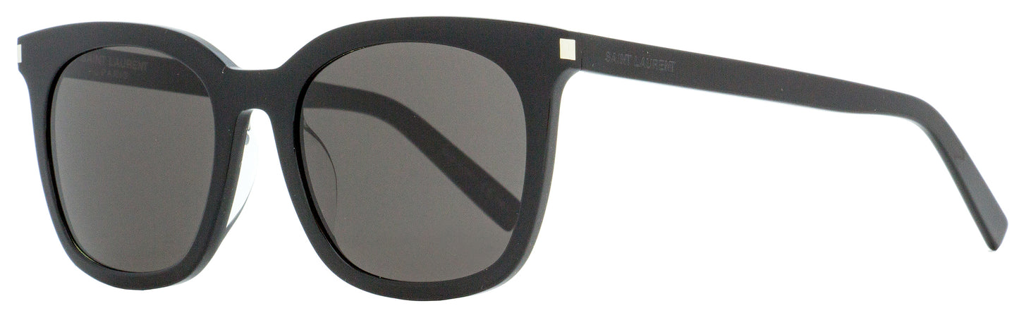 Saint Laurent Rectangular Sunglasses SL 285F Slim 001 Black 54mm YSL