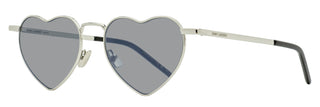 Saint Laurent Metal LouLou Sunglasses SL 301 014 Silver/Black 52mm