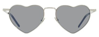 Saint Laurent Metal LouLou Sunglasses SL 301 014 Silver/Black 52mm