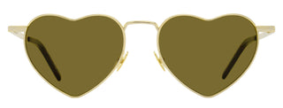 Saint Laurent Metal LouLou Sunglasses SL 301 015 Gold/Black 52mm