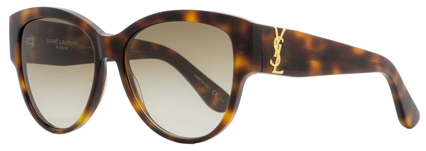 Saint Laurent Cat Eye Sunglasses SL M3 005 Havana 55mm YSL