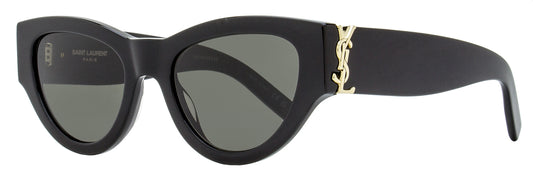 Saint Laurent Monogram Sunglasses SL M94 001 Black 53mm