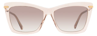 Jimmy Choo Rectangular Sady Sunglasses FWMNQ Nude 56mm