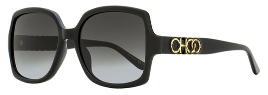 Jimmy Choo Square Sunglasses Sammi /G 8079O Black 55mm