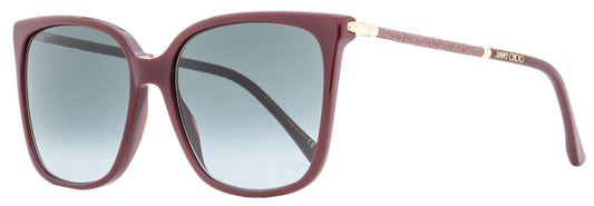 Jimmy Choo Square Sunglasses Scilla/S LHF9O Burgundy 57mm