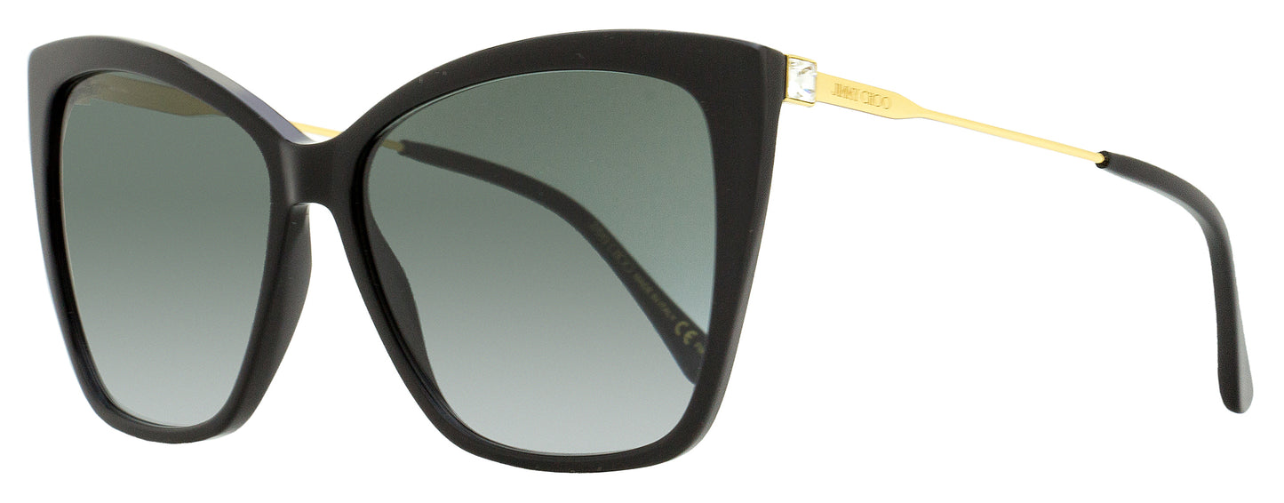 Jimmy Choo Butterfly Seba Sunglasses 8079O Black/Gold 58mm