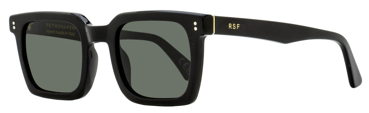 Retrosuperfuture Square Angular Sunglasses Secolo B4E Black 50mm
