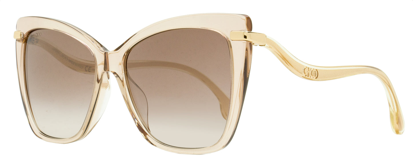 Jimmy Choo Butterfly Sunglasses Selby /G FWMNQ Nude 57mm